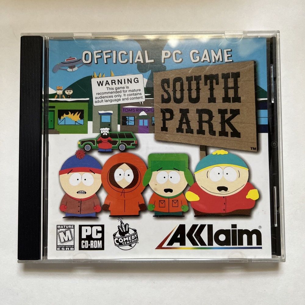 Comedy Central South Park Official PC Game Acclaim CD-ROM 1999